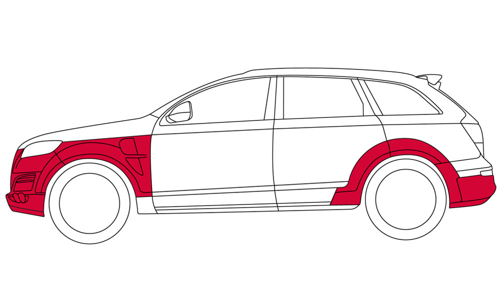 Аэродинамический обвес Kahn Design для Audi Q7 (4L) 2005 - 2009