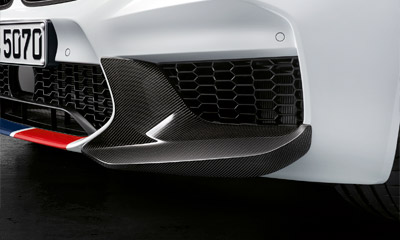 Накладки на передний бампер (карбон) M Performance для BMW M5 F90 51192449921