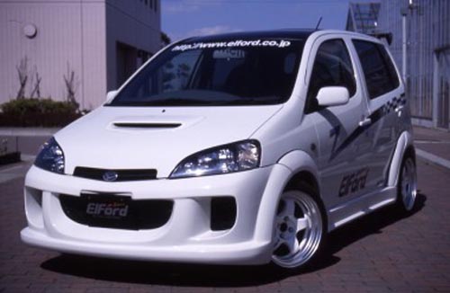 Аэродинамический обвес Elford  для Daihatsu YRV. Тюнинг Daihatsu YRV