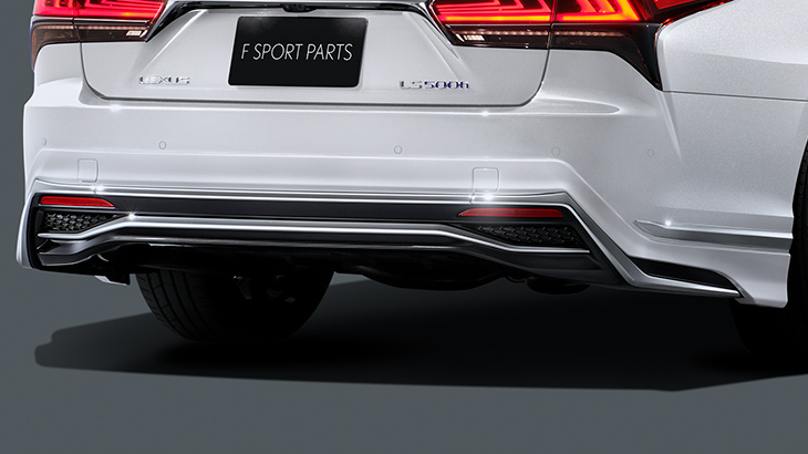 Накладка на задний бампер Modellista для Lexus LS350 LS500
