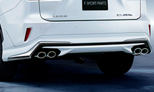Накладка на задний бампер Modellista для Lexus RX300 RX350 RX450h рестайлинг