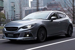 Аэродинамический обвес Autoexe для Mazda 3. Тюнинг Mazda 3