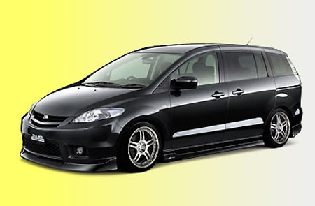 Аэродинамический обвес DAMD для Mazda 5. Тюнинг Mazda 5