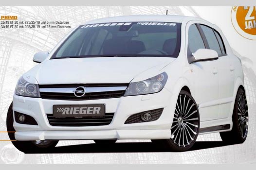 Аэродинамический обвес Rieger v2 для Opel Astra H. Тюнинг Opel Astra H.