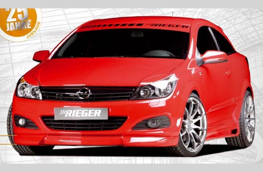 Аэродинамический обвес Rieger v2 для Opel Astra H GTC. Тюнинг Opel Astra H GTC.