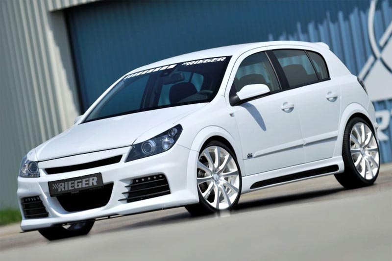 Аэродинамический обвес Rieger v1 для Opel Astra H. Тюнинг Opel Astra H.