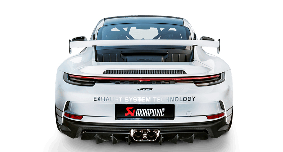 Выхлопная система Akrapovic для Porsche 911 992 GT3 купить